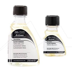 WINSOR & NEWTON GLOSS VARNISH FOR WATER MIXABLE OIL PAINT