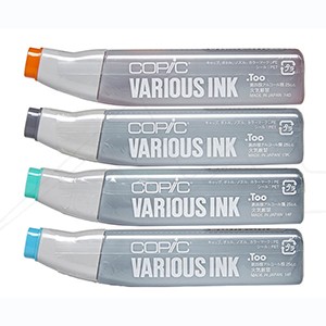 COPIC VARIUS INK - INK REFILLS ASSORTED COLORS - OUTLET