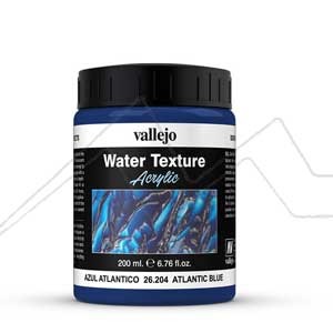 VALLEJO WATER TEXTURE DENSE ACRYLIC GEL, ATLANTIC BLUE