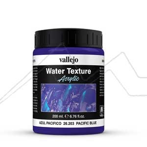 VALLEJO WATER TEXTURE DENSE ACRYLIC GEL, PACIFIC BLUE
