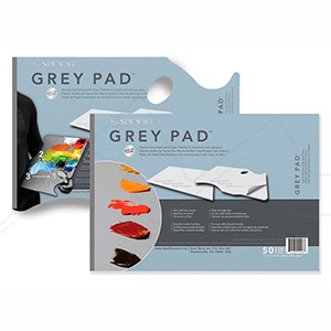 NEW WAVE GREY PAD PAPER PALETTE 50 SHEETS