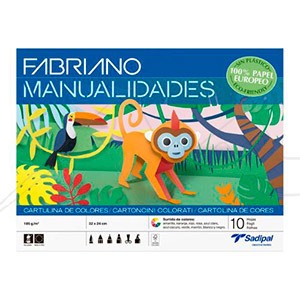 FABRIANO CRAFTS PAD COLOURED CARDBOARD PAPER