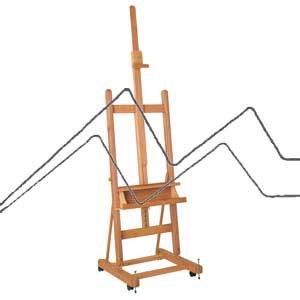 MABEF M6 ELECTRIC EASEL FOR VERY LARGE CANVAS