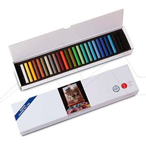 GIRAULT CARDBOARD BOX WITH 25 PASTELS MARINE SELECTION