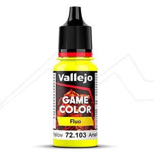 VALLEJO GAME COLOR FLUO - FLUORESCENT ACRYLIC COLOURS FOR MODELS & MINIATURES