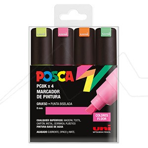 Buy posca PC-8K ART MARKER PENS PACK OF 8 Assorted Colours Online