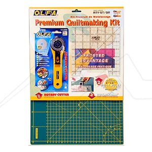 OLFA PREMIUM QUILTMAKING STARTER KIT PATCHWORK AND FOAMY RTY-ST/QR - OUTLET