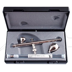 ULTRA BY VALLEJO 2-IN-1 AIRBRUSH WITH NOZZLE SET OF 0.2 AND 0.4 MM AND TWO CUPS OF 2 AND 5 ML 135533