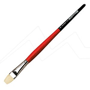 Da Vinci Brush Kolinsky Red Sable Oil Brush, Flat, 2