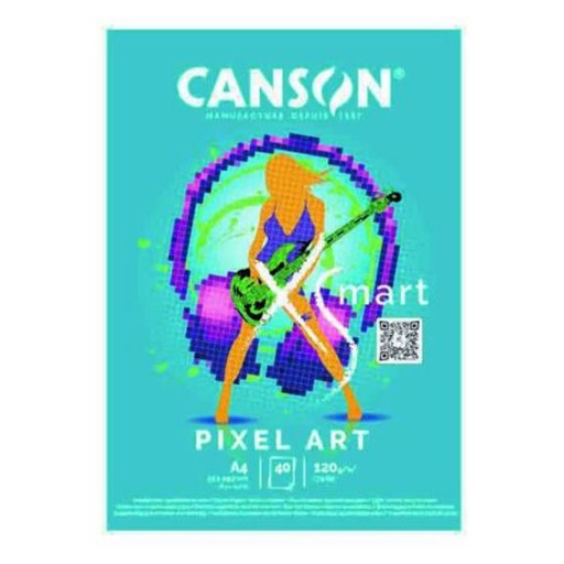 CANSON XSMART PIXEL ART BLOCK 120 G