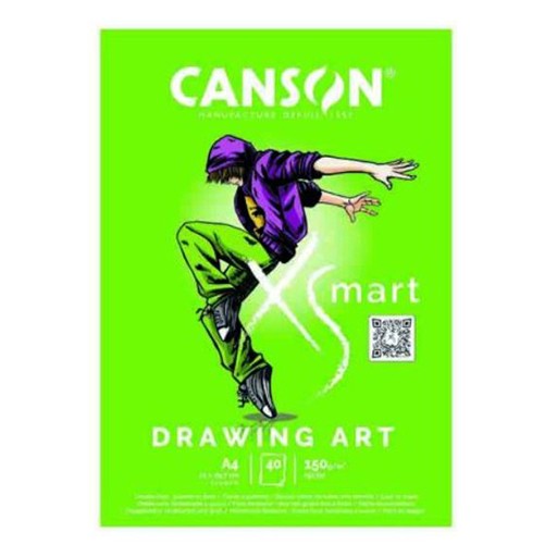 CANSON XSMART DRAWING ART BLOCK 150 G
