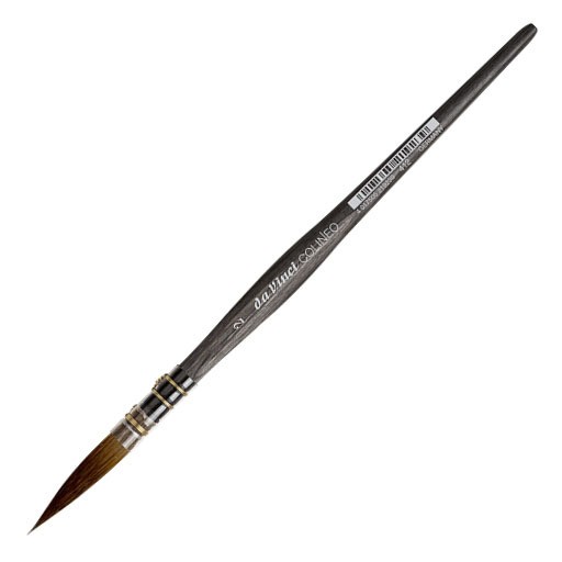 DA VINCI COLINEO SYNTHETIC ROUND BRUSH EXTRA LONG HANDLE SHORT HANDLE 412 SERIES