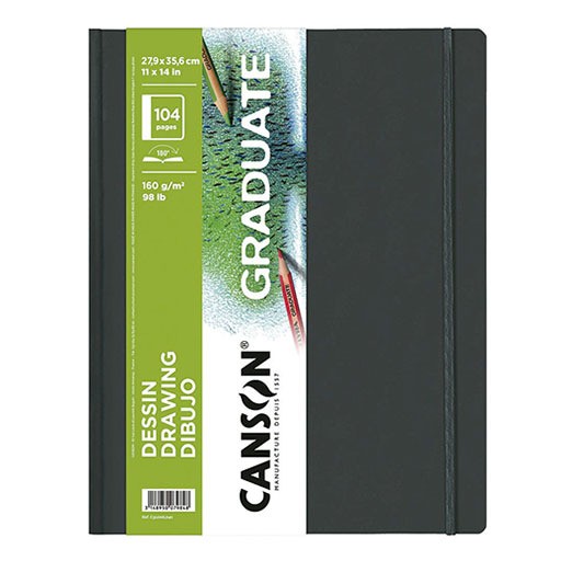 CANSON GRADUATE DRAWING BOOK 160 G