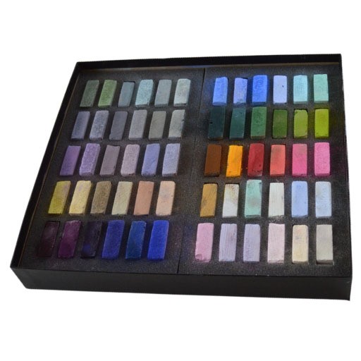 TERRY LUDWIG CARDBOARD BOX OF 60 SOFT PASTELS LANDSCAPE BY RICHARD MCKINLEY SELECTION