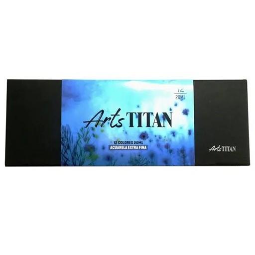 TITAN ARTS EXTRA FINE AQUARELLFARBEN SET 12 X 20 ML TUBEN