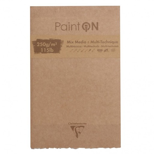 BAOHONG Rough Grain Academy Watercolor Pad, Sketchbook 100% Cotton,  140lb/300gsm, Watercolor Block, 20 Sheets, Four Edges Glued Together 
