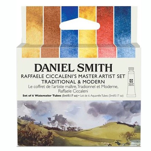 DANIEL SMITH RAFFAELE CICCALENI´S MASTER ARTIST SET TRADITIONAL & MODERN - WATERCOLOUR SET TRADITIONAL SELECTION