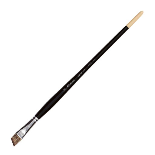 RAPHAEL KEVRIN BEVELLED BRUSH SYNTHETIC FIBRE EXTRA SHORT SERIES 8771