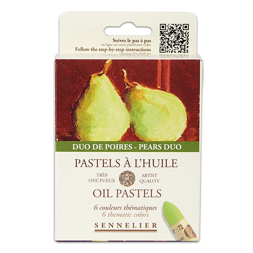 SENNELIER PASTELS A L´HUILE THEMATIC SET PEARS DUO 6 OIL PASTELS