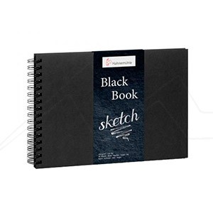 HAHNEMÜHLE BLACK BOOK - BLOCK MIT SCHWARZEM PAPIER