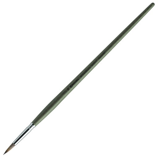 ESCODA MODERNISTA PENNELLO TONDO APPUNTITO FIBRA SINTETICA TADAMI MANICO LUNGO SERIE 4075