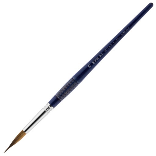 ESCODA ÓPTIMO PENNELLO TONDO APPUNTITO MARTORA KOLINSKY MANICO CORTO SERIE 1310
