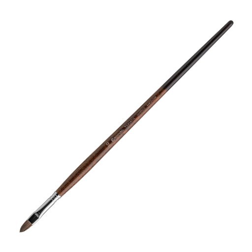ESCODA VERSÁTIL PENNELLO LINGUA DI GATTO FIBRA IMITAZIONE KOLINSKY MANICO LUNGO SERIE 3041