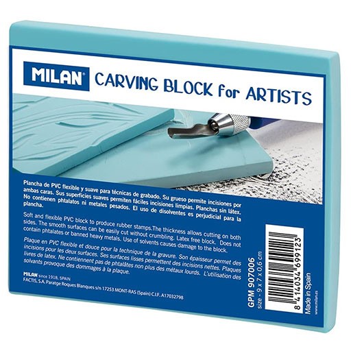 MILAN BLUE CARVING BLOCK FOR ARTISTS