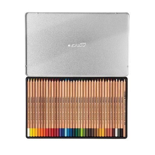 LYRA REMBRANDT POLYCOLOR ESTUCHE DE METAL CON 36 LÁPICES DE