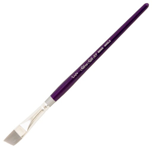 SILVER BRUSH SILVER SILK 88 ANGLE PENNELLO OBLIQUO MANICO CORTO SERIE 8806S
