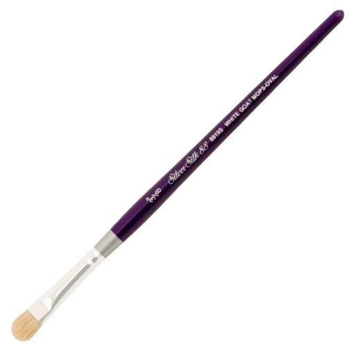 SILVER BRUSH SILVER SILK 88 PENNELLO OVALE MINI MOP MANICO CORTO SERIE 8819S