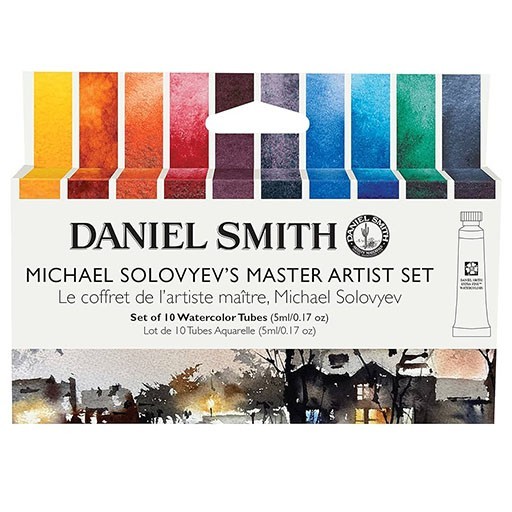 DANIEL SMITH SET ACQUERELLI 10 TUBETTI 5 ML SELEZIONE MICHAEL SOLOVYEV