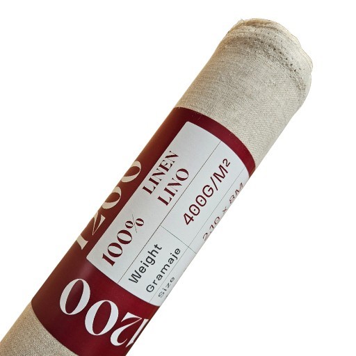 RAW ART MATERIALS LIENZO DE LINO FINO 160 G SIN IMPRIMAR SERIE 1200