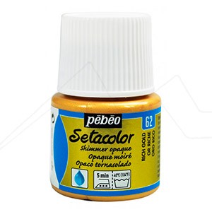 PEBEO SETACOLOR FABRIC PAINT SHIMMER OPAQUE