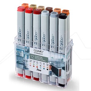 COPIC CLASSIC MARKERS SET OF 12 ARCHITECTURE COLOURS