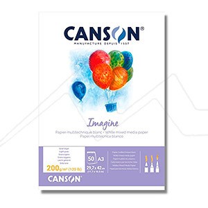CANSON IMAGINE MIXED MEDIA PAD 200 G - ACADEMY
