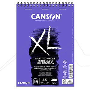 CANSON XL MIXED MEDIA SPIRAL PAD 300 G