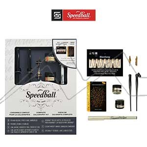 Speedball Signature Series Calligraphy SET-GOLD & Silver