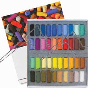 Sennelier Extra-Soft Pastel Half Stick Set, 40-Colors 