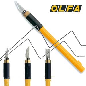 OLFA PROFESSIONAL ART KNIFE MULTI BLADES AK-4