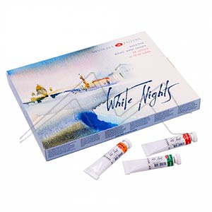 ST PETERSBURG WHITE NIGHTS WATERCOLOUR BOX SET OF 24 X 10 ML TUBES