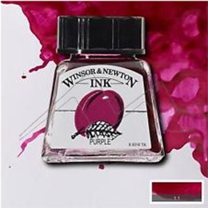WINSOR & NEWTON WILLIAM COLLECTION SET OF 8 ASSORTED INKS