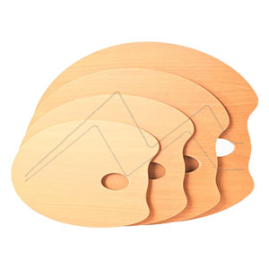 MABEF M/O PROFESSIONAL OVAL WOODEN PAINTING PALETTE