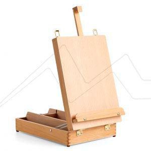 95pc Wood Box Easel Painting Set - Oil, Acrylic, Watercolor Colors
