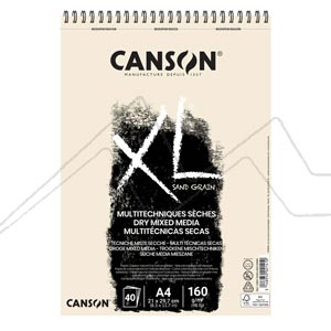 CANSON XL BLOCK SAND GRAIN TROCKENTECHNIKEN 160 G
