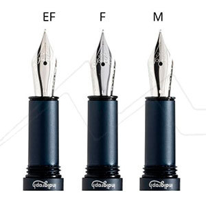 INDIGRAPH DRAWING SET OF FOUNTAIN PEN WITH 3 STEEL NIBS