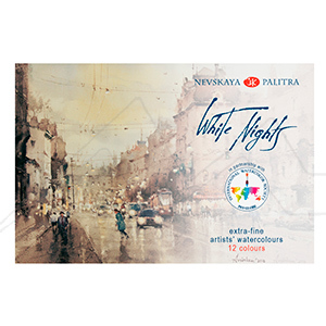 ST PETERSBURG WHITE NIGHTS WATERCOLOUR PLASTIC BOX - IWS GLOBAL COLLABORATION - SET OF 12 WHOLE PANS