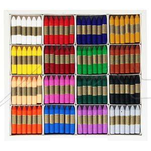 MANLEY CASE SET OF 192 CRAYONS IN 16 DIFFERENT COLOURS