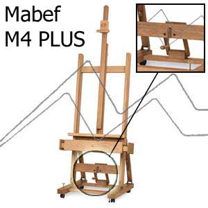 MABEF M4 PAINTING EASEL FOR VERY LARGE CANVAS
