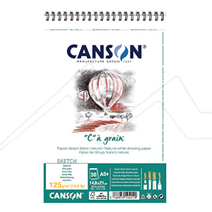 CANSON C A GRAIN SPIRAL PAD